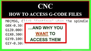 CNC Machines  What Is Gcode Why You Want To Know amp How To Access G Code Programs  Garrett Fromme [upl. by Ocirrej]