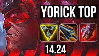 YORICK vs GRAGAS TOP  7110 Godlike Rank 11 Yorick  NA Master  1424 [upl. by Denna]