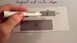 Congruent Similar Shapes  Corbettmaths [upl. by Ronile248]