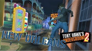 Tony Hawks Underground 2 6 New Orleans Sick Difficulty [upl. by Lud]