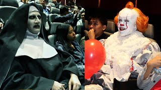 FUNNIEST Scare Pranks COMPILATION  Pennywise VS Valak Whos Scarier [upl. by Linskey427]