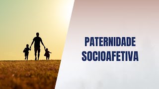 Paternidade socioafetiva [upl. by Lud]