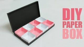 How to make Organizer Box  Paper Crafts Ideas for Projects [upl. by Atnad]