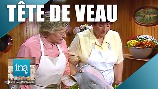 Recette  La tête de veau sauce ravigote de Maïté  Archive INA [upl. by Dryfoos]