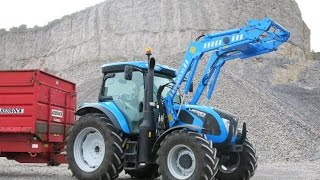 Field test Landini C6130C tractor [upl. by Ahsitul]