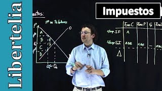 ✔ Impuestos análisis gráfico y de excedentes  Microeconomía  Libertelia [upl. by Lane]