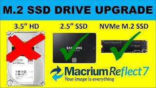 M2 SSD Drive Upgrade and Cloning with Macrium Reflect [upl. by Merell964]