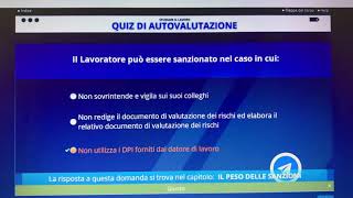 Alternanza scuola lavoro  quiz di autovalutazione modulo 6 [upl. by Airal]