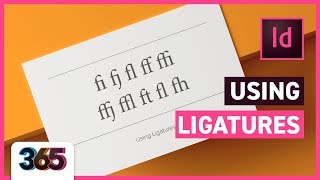 How to Use Font Ligatures in InDesign Photoshop amp Illustrator [upl. by Ameehs]