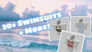 30 Accessories and Swimsuits Bloxburg Summer ID codes [upl. by Yeargain]