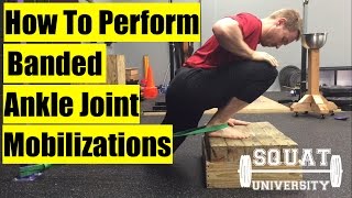 Banded Joint Mobilizations for Stiff Ankles [upl. by Bonney937]