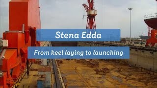 Watch Stena Edda take shape  timelapse [upl. by Scrivenor]