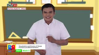 Grade 5 Math Q1 Ep 15 Visualization and Division of Simple Fractions and Whole Numbers [upl. by Constancia]