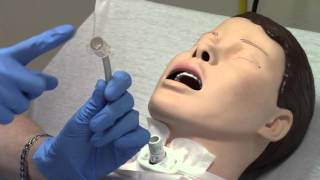 Tracheostomy Suctioning Tutorial [upl. by Enattirb]