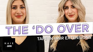 Tape In Hair Extensions For Short Hair  quotThe Do Overquot [upl. by Eliot712]