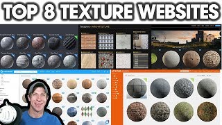 Top 8 Websites FOR TEXTURES AND MATERIALS for SketchUp [upl. by Sterne]