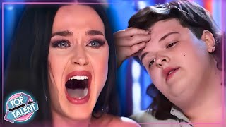 Katy Perry Breaks Down CRYING On American Idol [upl. by Tamberg488]