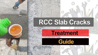 How to Repair Cracks in Concrete Slab  Concrete Slab Crack Repair Methods  SV Projects [upl. by Nataline]