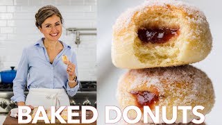 How To Make Baked Donuts Recipe Filled With Jam [upl. by Olag468]