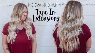 How to Apply TapeIn Extensions [upl. by Eita]