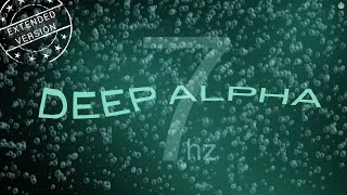 7 Hz Frequency Alpha Binaural Beats 1 Hour Extended Version Brainwave Music for Meditation [upl. by Calder]