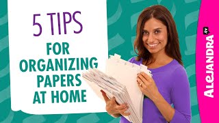 How to Organize Papers amp Documents at Home Part 1 of 10 Paper Clutter Series [upl. by Bauer784]