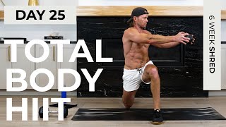 Day 25 45 Min ULTIMATE FULL BODY Dumbbell HIIT Workout  6WS1 [upl. by Agn]