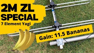 HAM Radio 2M ZL Special 7 Element YAGI build Kitchen Projects [upl. by Enar]