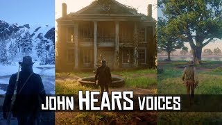 Best Version  Epilogue  John Hears Voices Of Arthur amp Others at Old Gang Campsites  RDR2 [upl. by Katrina]