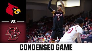 Louisville vs Boston College Condensed Game  202425 ACC Mens Basketball [upl. by Ynattirb]