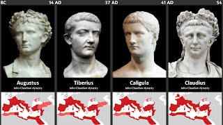 Timeline of the Roman and Byzantine Emperors [upl. by Anitnuahs]