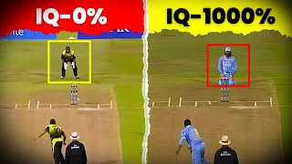 MS Dhoni High IQ Mastermind Moments  TFVCricket [upl. by Arawaj]