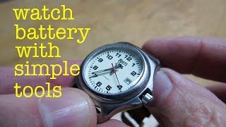 How to Save Money ● Replace Watch Battery with Simple Tools [upl. by Older]