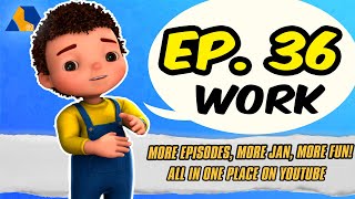 Jan Cartoon in Urdu  Work  Official Cartoon Remastered  S01 E36 [upl. by Firman]