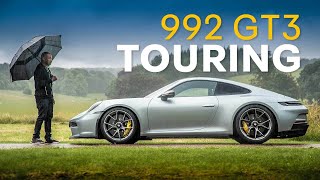 NEW Porsche 911 GT3 Touring Review Less Is More Fun  4K [upl. by Attiuqihc]