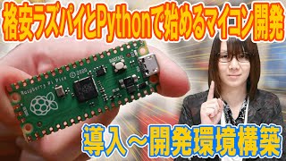 550円のラズパイとPythonで始めるマイコン開発 導入～開発環境構築方法 Raspberry Pi Pico【解説】 [upl. by Newhall]