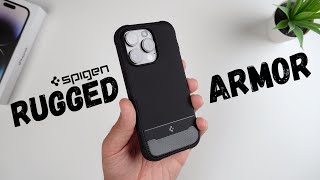 iPhone 14 Pro Case  SPIGEN Rugged Armor MagFit [upl. by Adnovahs47]