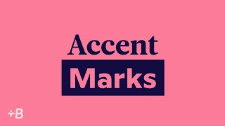 How To Use Accent Marks In Spanish French And Other Languages [upl. by Epolulot]