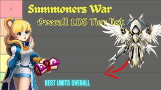 Summoners War LD5 Overall Tier List [upl. by Eendyc]