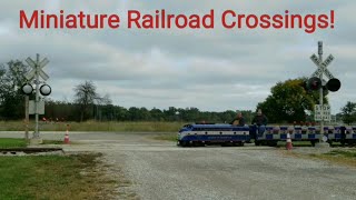 Miniature Railroad Crossings That Ive Recorded [upl. by Berg]