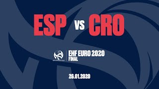 RELIVE  Spain vs Croatia  Final  Mens EHF EURO 2020 [upl. by Beyer]