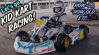 HOW TO GET STARTED IN KID KART RACING  Go Kart racing at 6years old  Learn how to start racing [upl. by Anaimad]