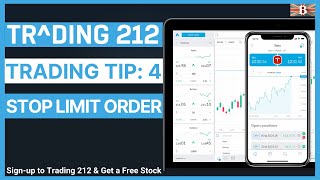 Beginners Guide to Trading 212 Stop Limit Orders Trading Tip 4 [upl. by Enatan]