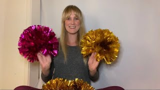 How to Fluff Up Cheerleading Pom Poms [upl. by Glendon]