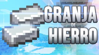 GRANJA DE HIERRO  6 STACKS POR HORA 116  Tutorial Minecraft [upl. by Aneris149]