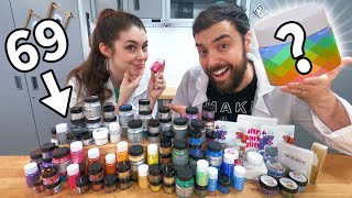 Mixing ALL our Pigments into RESIN [upl. by Rolyab]