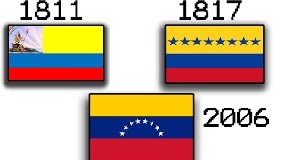 Evolucion De Las Banderas De Venezuela [upl. by Odrarebe]