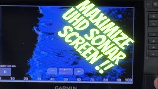 Maximize Garmin UHD 93SV Sonar Screen [upl. by Arutnev]