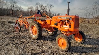 Allis Chalmers B Plowing [upl. by Akkahs167]