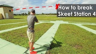 Skeet Shooting Tips  Station 4  by ShotKam [upl. by Nagoh]